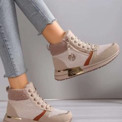 Buty Śniegowe damskie 1026-5093-NB783 (12par∕36-41) khaki
