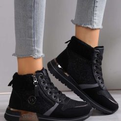 Buty Śniegowe damskie 1026-5095-NB783 (12par∕36-41) czarny