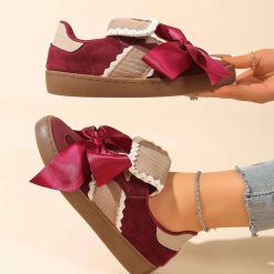 Buty Sportowe damskie 1026-5119-BL612 (12par∕36-41) bordowy