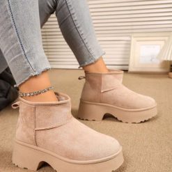 Botki Zimowe EMU damskie 1026-5142-BL618 (12par∕36-41) khaki