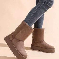 Botki Zimowe EMU damskie 1026-5146-VL256 (12par∕36-41) khaki