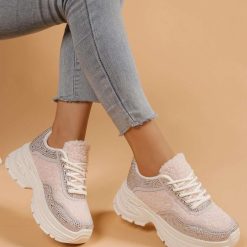 Buty Sportowe damskie 1026-5151-BL619 (12par∕36-41) beżowy