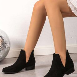 Botki na Obcasie damskie 1026-5158-NS560 (12par∕36-41) czarny