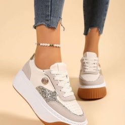 Buty Sportowe damskie 1026-5168-BL621 (12par∕36-41) beżowy