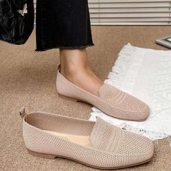 Baleriny damskie 1026-5171-ZA53 (12par∕36-41) khaki