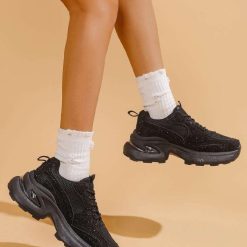 Buty Sportowe damskie 1026-5174-BL592 (12par∕36-41) czarny