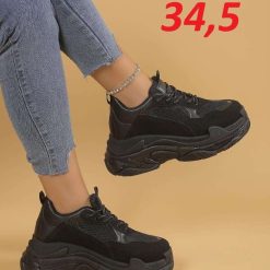 Buty Sportowe damskie 1026-5257-BL608 (12par∕36-41) czarny