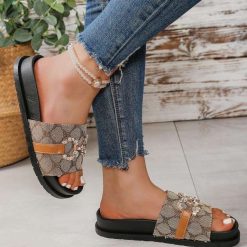 Klapki damskie 1026-5262-CK312 (12par∕36-41) czarny
