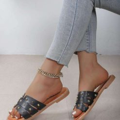 Klapki damskie 1026-5274-CK330 (12par∕36-41) czarny