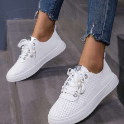 Buty Sportowe damskie 1026-5286-NB759 (12par∕36-41) srebrny