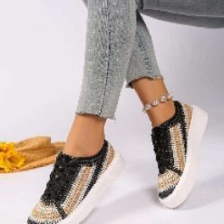 Buty Sportowe damskie 1026-5295-JH537 (12par∕36-41) czarny