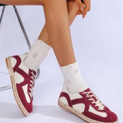 Buty Sportowe damskie 1026-5323-BL600 (12par∕36-41) bordowy