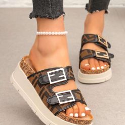 Klapki damskie 1026-5367-CK307 (12par∕36-41) czarny