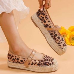 Espadryle damskie 1026-5419-JH396 (12par∕36-41) panterka