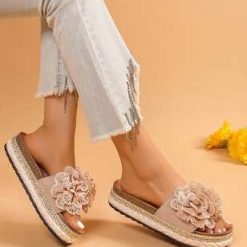 Klapki damskie 1026-5450-BG212 (12par∕36-41) khaki