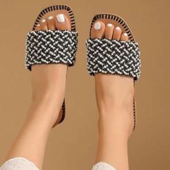 Klapki damskie 1026-5461-JH511 (12par∕36-41) czarny