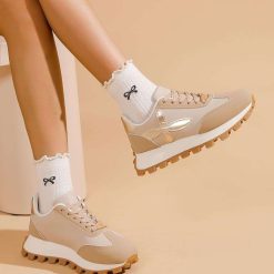 Buty Sportowe damskie 1026-5474-NB761 (12par∕36-41) beżowy