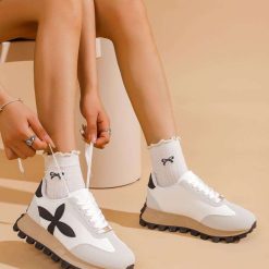 Buty Sportowe damskie 1026-5475-NB761 (12par∕36-41) biały