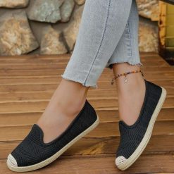 Espadryle damskie 1026-5518-NB765 (12par∕36-41) czarny