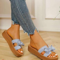 Klapki damskie 1026-5533-PS49 (12par∕36-41) niebieski