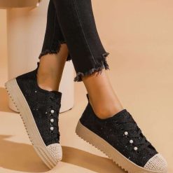 Espadryle damskie 1026-5583-NB721 (12par∕36-41) czarny