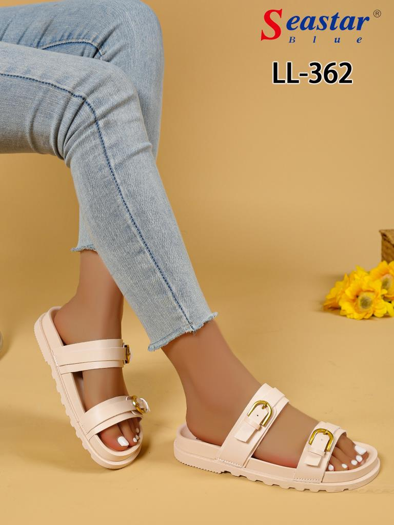 Klapki damskie 1026-5617-LL362 (12par∕36-41) beżowy
