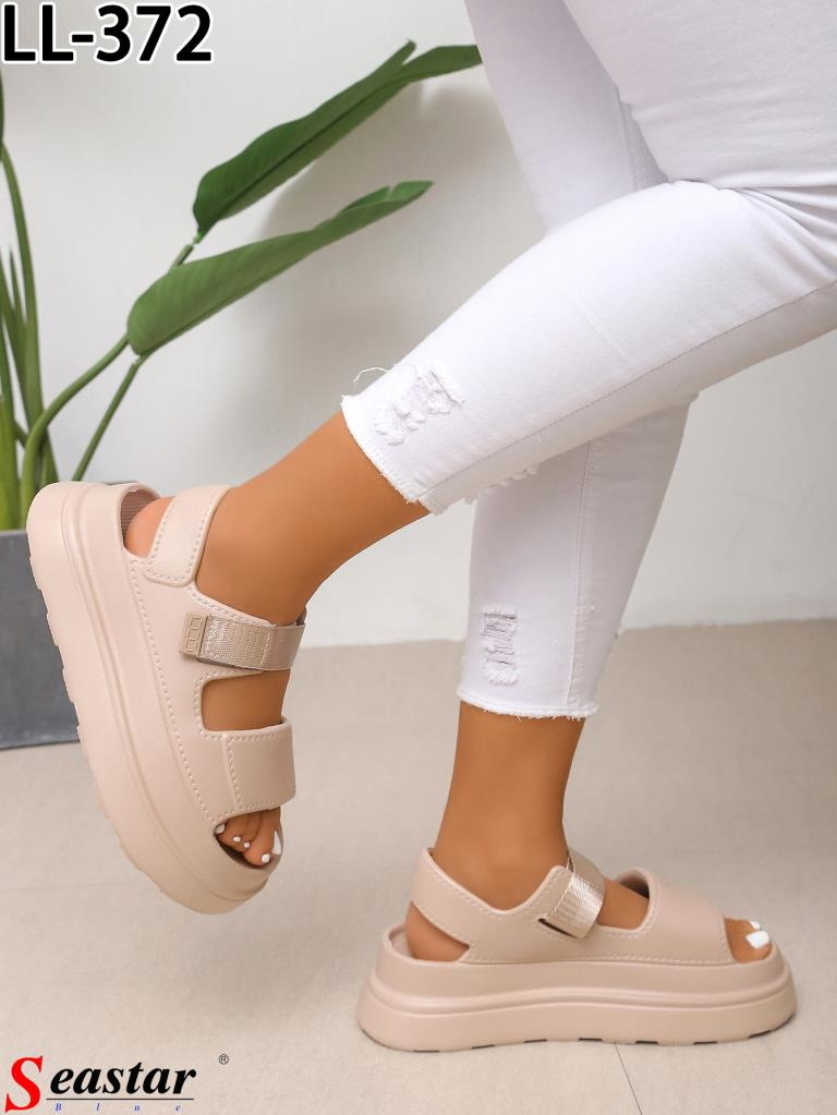 Sandały damskie 1026-5625-LL372 (12par∕36-41) khaki