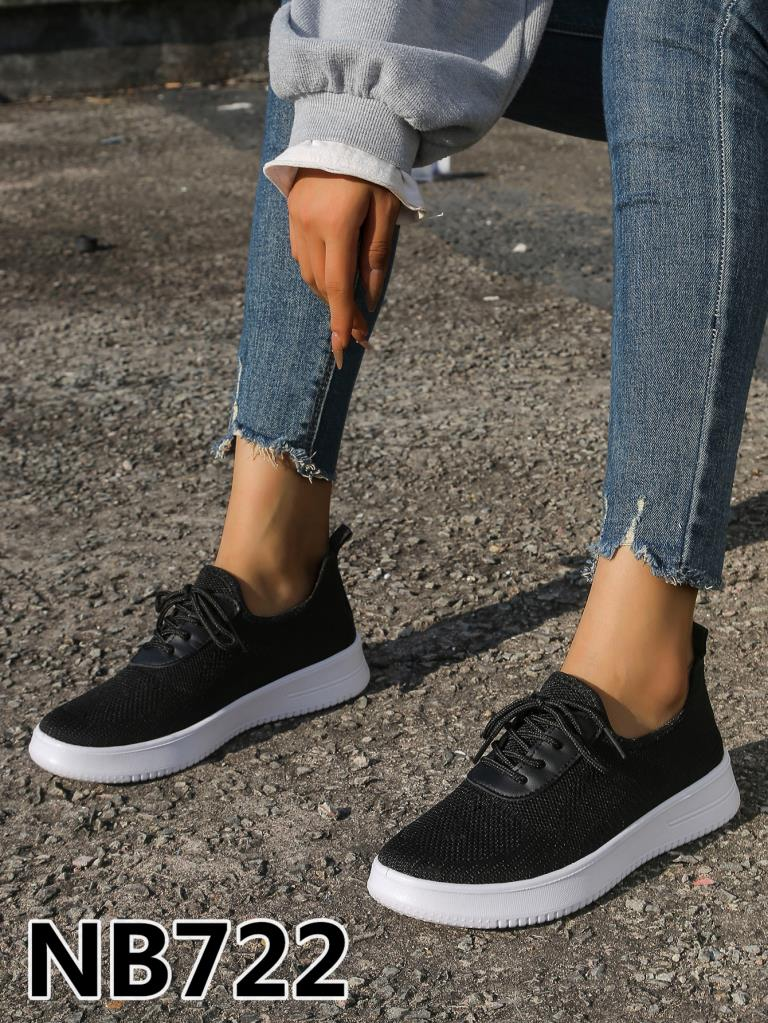 Buty Sportowe damskie 1026-5759-NB722 (12par∕36-41) czarny