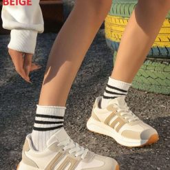 Buty Sportowe damskie 1026-5771-BL539 (12par∕36-41) beżowy
