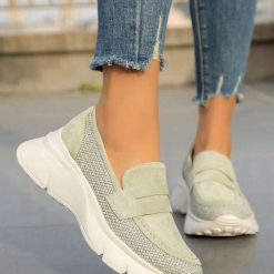 Buty Sportowe Wsuwane damskie 1026-5798-T621 (12par∕36-41) zielony