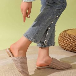 Klapki damskie 1026-5837-JH381 (12par∕36-41) khaki