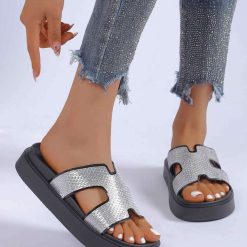 Klapki damskie 1026-5865-CK325 (12par∕36-41) czarny
