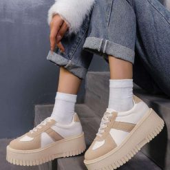Buty Sportowe damskie 1026-5894-BL597 (12par∕36-41) kamelowy