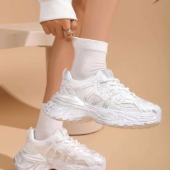 Buty Sportowe damskie 1026-6014-BL566 (12par∕36-41) biały
