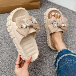Klapki damskie 1026-6057-BG200 (12par∕36-41) khaki