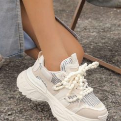 Buty Sportowe damskie 1026-6086-BL569 (12par∕36-41) beżowy