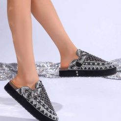 Klapki damskie 1026-6158-M399 (12par∕36-41) czarny