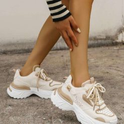 Buty Sportowe damskie 1026-6160-BL568 (12par∕36-41) beżowy