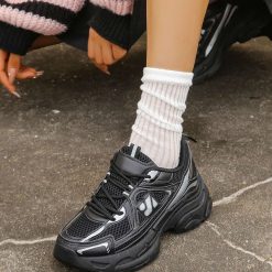 Buty Sportowe damskie 1026-6178-LA306 (12par∕36-41) cały czarny