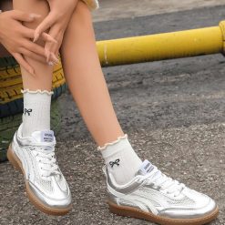 Buty Sportowe damskie 1026-6183-NB720 (12par∕36-41) srebrny