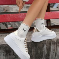 Buty Sportowe damskie 1026-6188-NB751 (12par∕36-41) biały