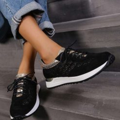 Buty Sportowe damskie 1026-6219-T619 (12par∕36-41) czarny