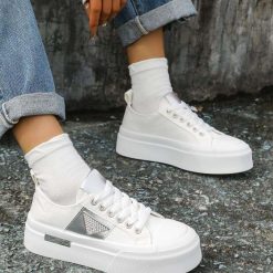 Buty Sportowe damskie 1026-6229-LA311 (12par∕36-41) biały