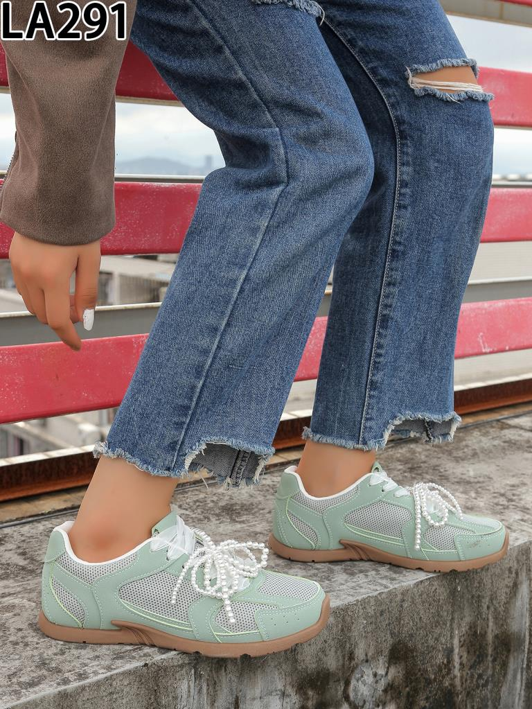 Buty Sportowe damskie 1026-6241-LA291 (12par∕36-41) zielony