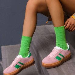 Buty Sportowe damskie 1026-6288-BL589 (12par∕36-41) fuksja