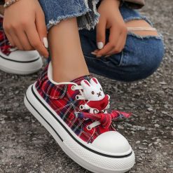 Trampki damskie 1026-6292-BL563 (12par∕36-41) czerwony
