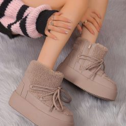 Buty Śniegowe damskie 1026-6350-JJ60 (12par∕36-41) khaki