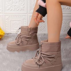 Buty Śniegowe damskie 1026-6354-JJ61 (12par∕36-41) khaki