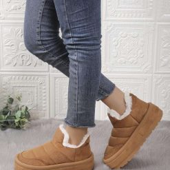 Botki Zimowe EMU damskie 1026-6389-BL529 (12par∕36-41) kamelowy