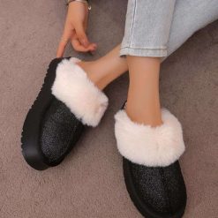 Kapcie damskie 1026-6405-BG183 (12par∕36-41) czarny